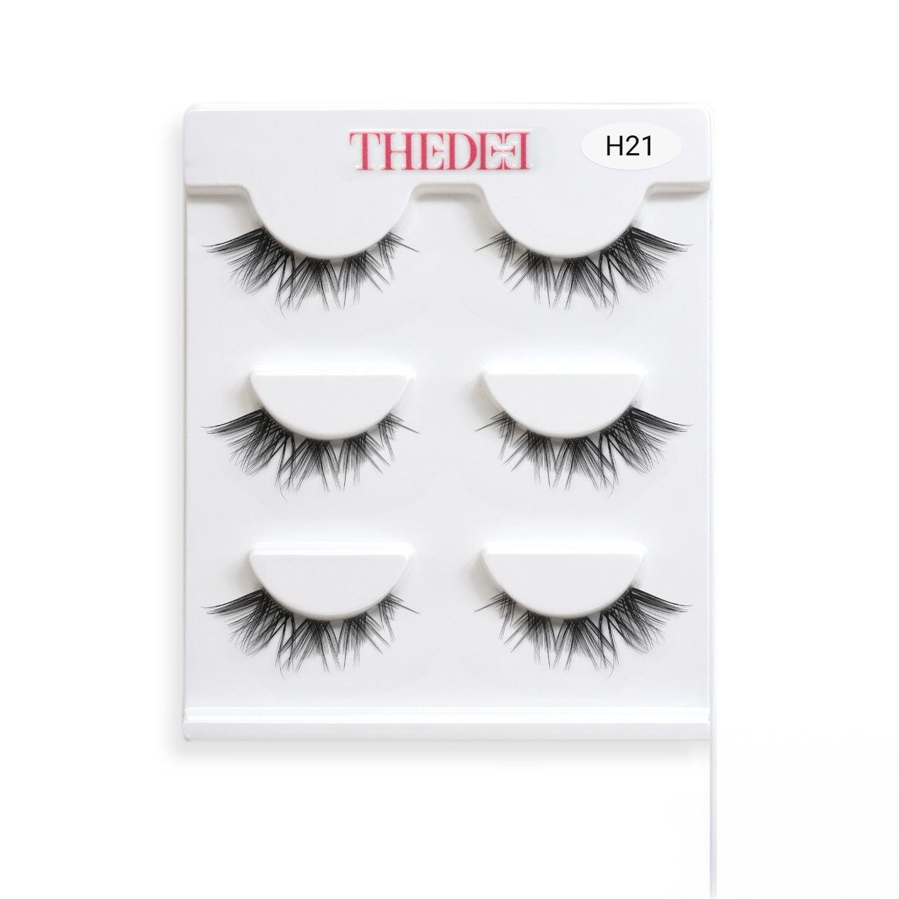 Half Lash H21 – Wispy Clear Band (3 Pairs Box)