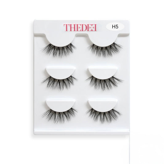 Half Lash #05 – Clear Band Bridal Box (3 Pairs)