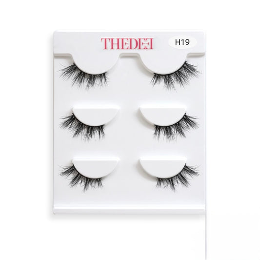 Half Lash H19 – Small Eyes Wispy (3 Pairs Box)