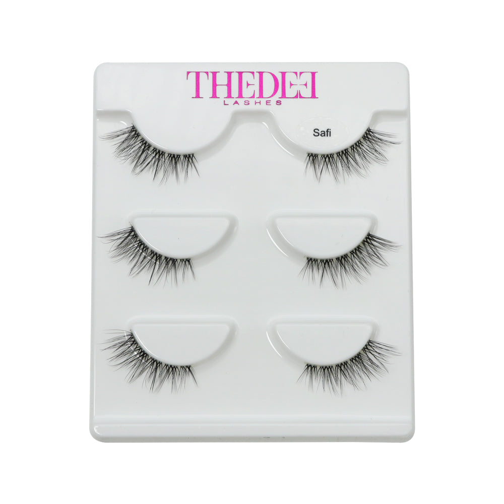 Safi Half Lash – Clear Band | Natural Effect