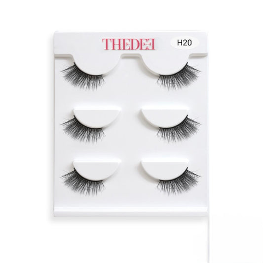 Half Lash H20 – Feathered Cat Eye (3 Pairs Box)