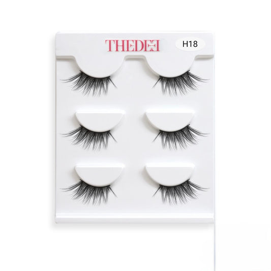 Half Lash H18 – Sharp Cat Eye (3 Pairs Box)
