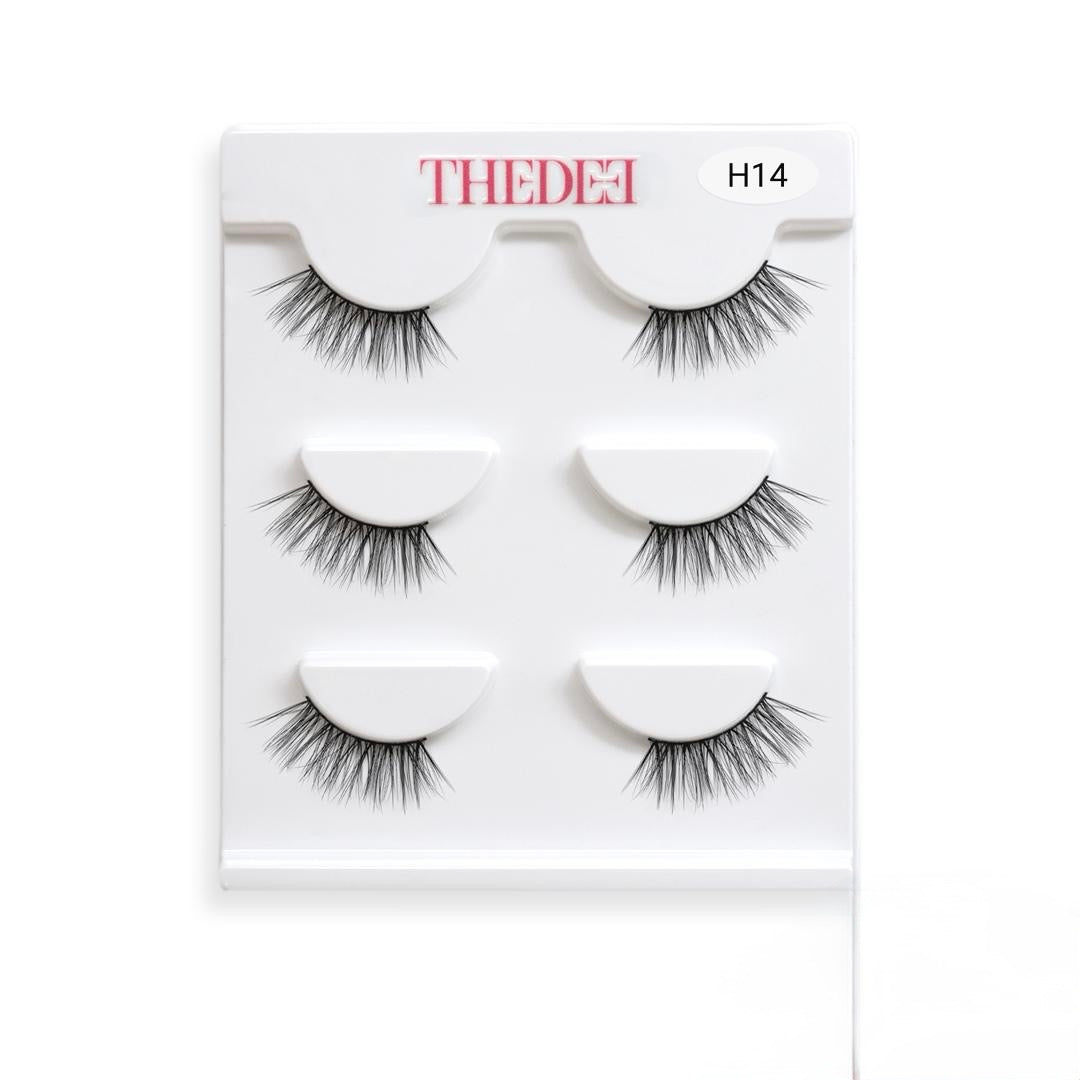 Half Lash H14 – Natural Cat Eye (3 Pairs Box)