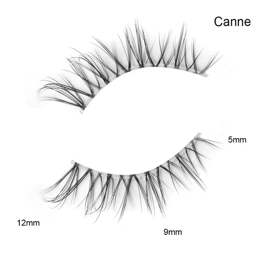 Canne – Half Lashes with Transparent Band