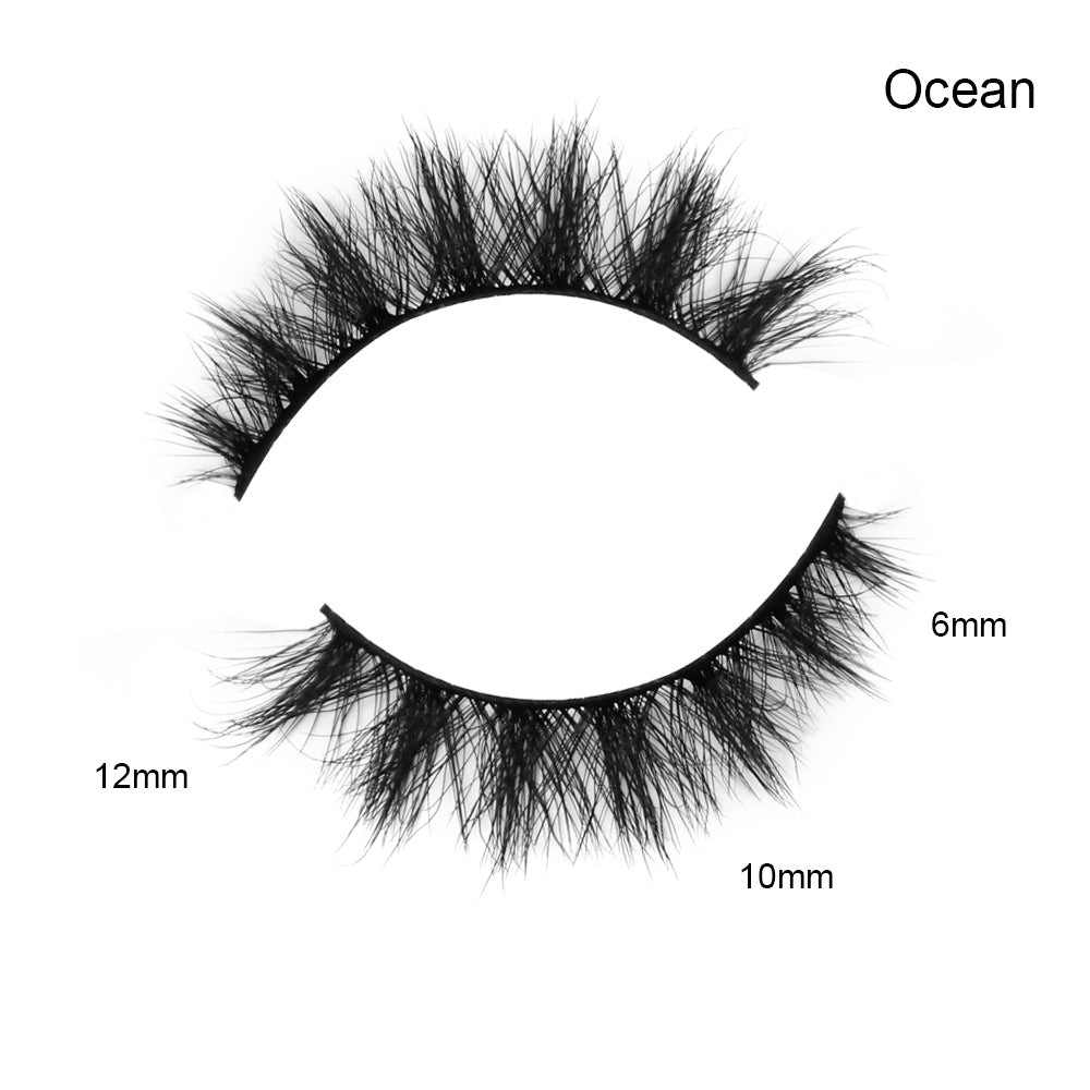 Ocean – Dense Short Wispy Lashes