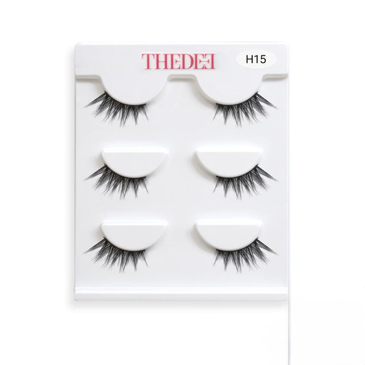Half Lash H15 – Natural Everyday (3 Pairs Box)